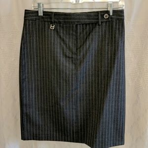 Michael Kors Grey Pinstripe Skirt